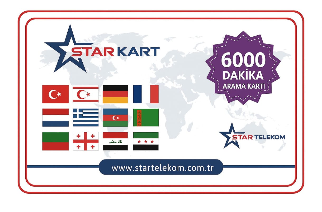 6000 Dakika Cezaevi Telefon Kartı
